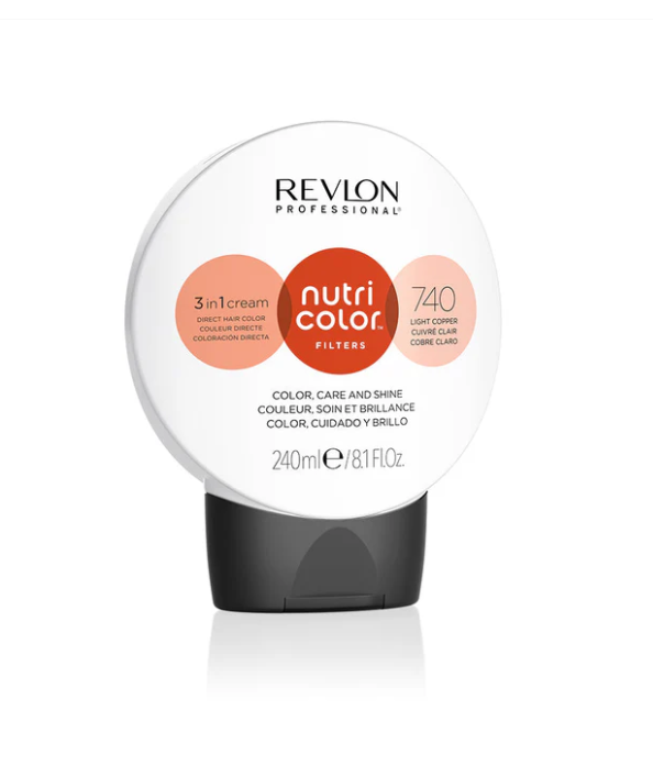 Nutri Color Filters Toning 740 Lightcopper 240ml - Revlon Professional